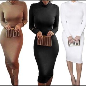 Used A-line Long Sleeve Dress High Quality Casual